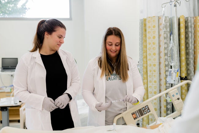 CSU nursing students